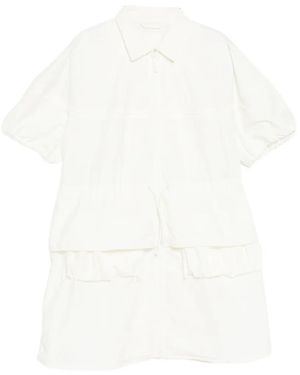 JNBY A-Line Short Sleeve Dress - White