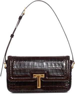 Tom Ford Wallis ショルダーバッグ - ブラック