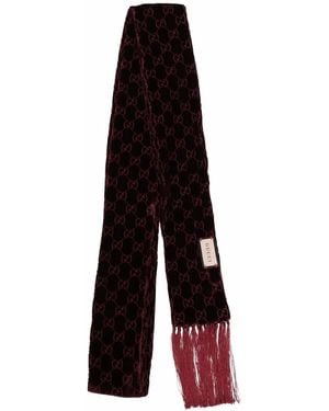 Gucci Sjaal Met Franje - Wit