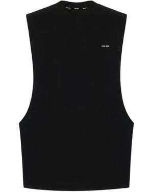 TEAM WANG design Logo-Print Vest - Black