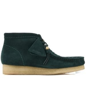 Clarks Wallabee Ankle Boots - Green