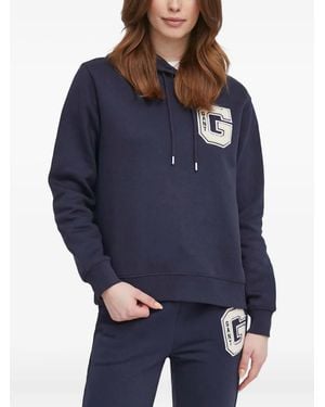 GANT Hoodie Mit Logo - Blau