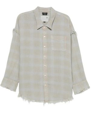 R13 Long-Sleeve Buttoned Shirt - White