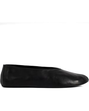 The Row Slip-On Ballet Flats - Black