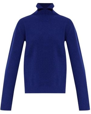 Jil Sander Pullover Mit Rollkragen - Blau