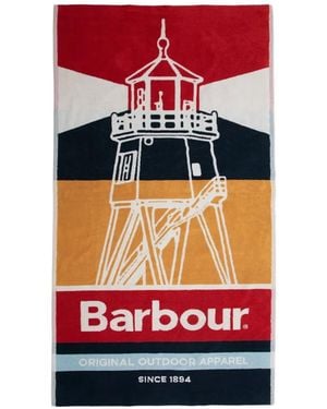 Barbour Archive Beach Towel - Red