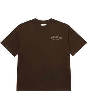 Honor The Gift Stadium-Print T-Shirt - Brown