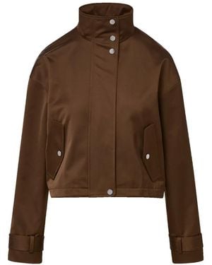 Veronica Beard Bateman Button Jacket - Brown