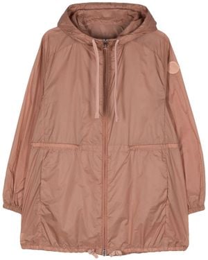 Moncler Abrigo Airelle Con Capucha - Marrón