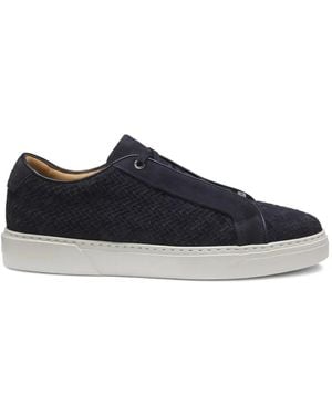 BOSS Textured Trainers - Blue