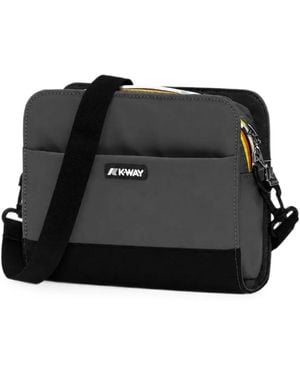 K-Way Pouch Marybell Con Applicazione Logo - Nero