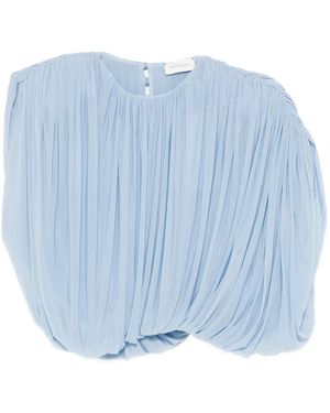 Magda Butrym Pleated blouse - Azul