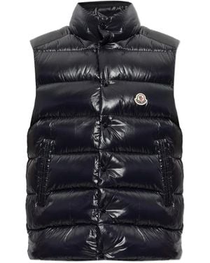 Moncler Tibb Top Met Hoge Hals - Blauw