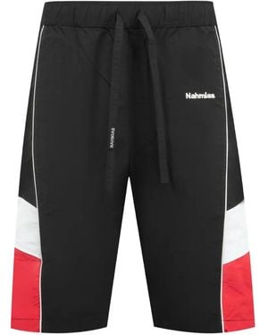 NAHMIAS Colourblock Track Shorts - Grey