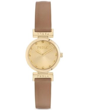 Furla Textured Dial 30Mm Watch - Metallic