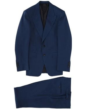 Tom Ford Single-Breasted Suit - Blue
