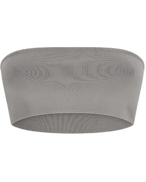 Max Mara Bandeau Bra - Gray