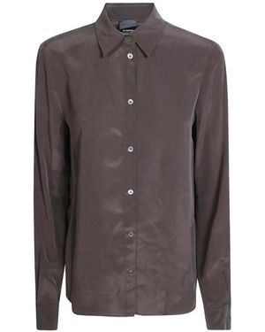Pinko Crepe Shirt - Brown