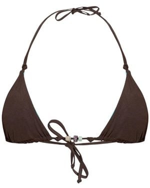 Bondeye Indi Triangel-Bikinioberteil - Braun