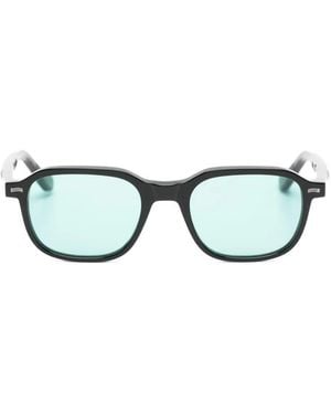 Kyme Renato Geometric-Frame Sunglasses - Black