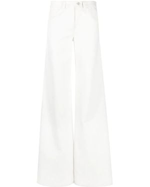 Courreges Twill Baggy Pants - White
