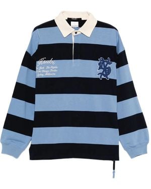 Ksubi Gestreifter Rugby-Pullover - Blau