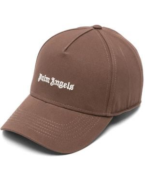 Palm Angels Cappello Da Baseball Con Logo - Marrone