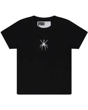 Sp5der Crew-Neck T-Shirt - Black