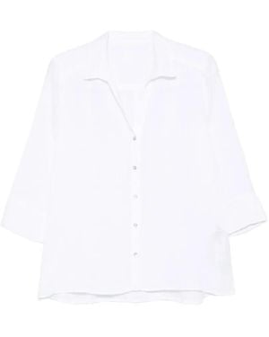 120% Lino Buttoned Shirt - White