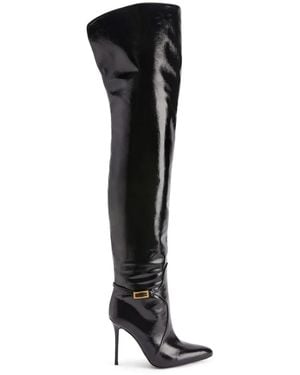 Giuseppe Zanotti Botas Frannie High con tacón de 105 mm - Negro