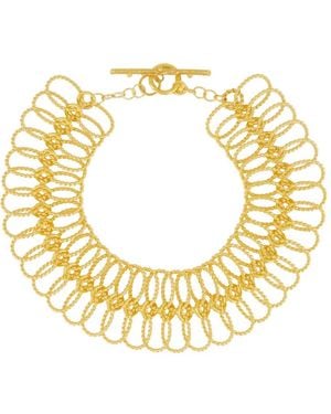 Sylvia Toledano Xxl Link Twisted-Link Collar Necklace - Metallic