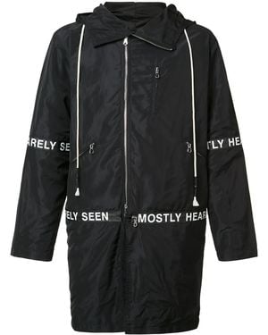 Mostly Heard Rarely Seen Hooded Parka - Black