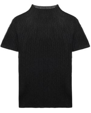 Momoní Mirada Ribbed T-Shirt - Black