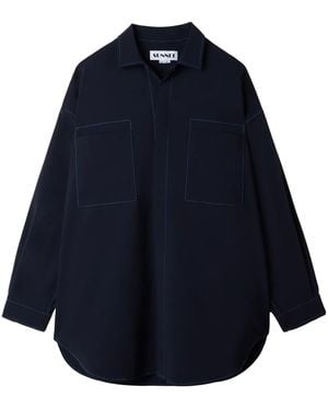 Sunnei Oversized Shirt - Blue