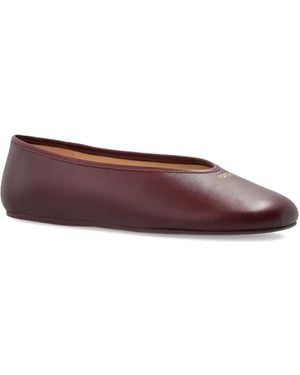 COACH Leather Ballet Flats - Brown