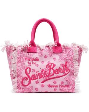 MC2 Saint Barth Vanity Canvas Tote Bag - Pink