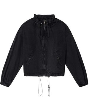 Isabel Marant Faded Cotton Jacket - Blue