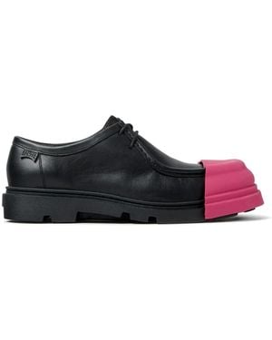 Camper Junction Leather Lderby Shoes - White