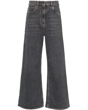 Etro Chic Textured Winter Trousers - Grey