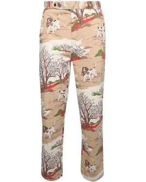 Bode Pointing Dog Trousers - Natural