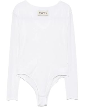 Tessitura Body Couture シェイプ トップ - ホワイト