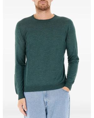 Gran Sasso Round Neck Jumper - Green