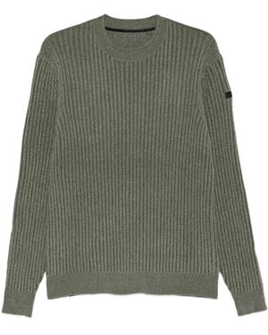 Rrd Gerippter Pullover - Grün