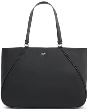 Lacoste Bolso Shopper Con Asa Superior - Negro