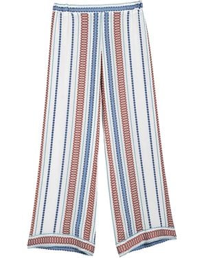 Zeus+Dione Striped Pants - Blue