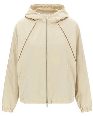 Peserico Punto Luce Puffer Jackets - Natural