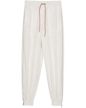 3.1 Phillip Lim Zip-Detail Drawstring Trck Trousers - White