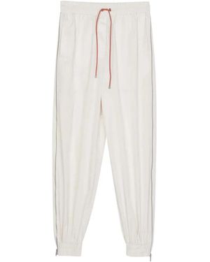 3.1 Phillip Lim Zip-Detail Drawstring Trck Trousers - White
