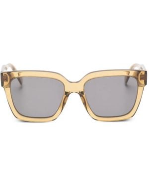 Zadig & Voltaire Wing-Plaque Square-Frame Sunglasses - Green