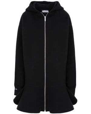 Hamza Bell Fleece Dress - Black